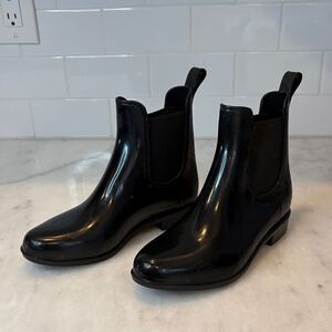 Boots Shoes Women’s Aa Weather Sleek Black Ankle Rain Boots